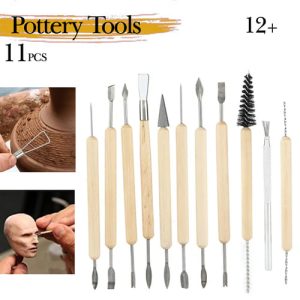Durable clay modeling tools set for beginners and artists