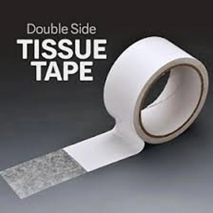 Double Sided Tissue and Foam Tape Pack of 2 (1 Inch)