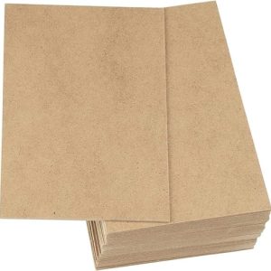 4Pcs Plain DIY MDF Board for Craft – 3.2mm Unfinished MDF Boards for Decoupage & Art (12×8, 14×10, 16×12 Inch)