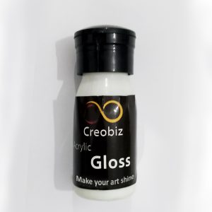 Creobiz Acrylic Gloss Paint – High Gloss Finish for Canvas, Glass, Wood, Crafts & DIY | Quick Dry Artist Paint