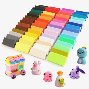 Creobiz Polymer Clay Oven Bake Modeling Clay 20 Multicolor Shades 125g Each