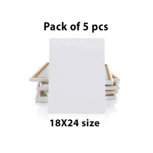Pack Of 5pcs Size is 18 X 24 Inches Canvas