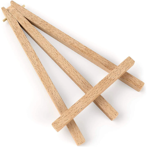Wooden Easel 12×12 Inches Lightweight Beechwood Easel for Canvas & Display